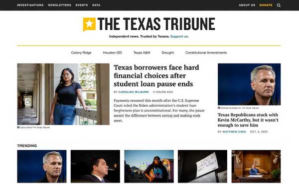 thumbnail for Texas Tribune